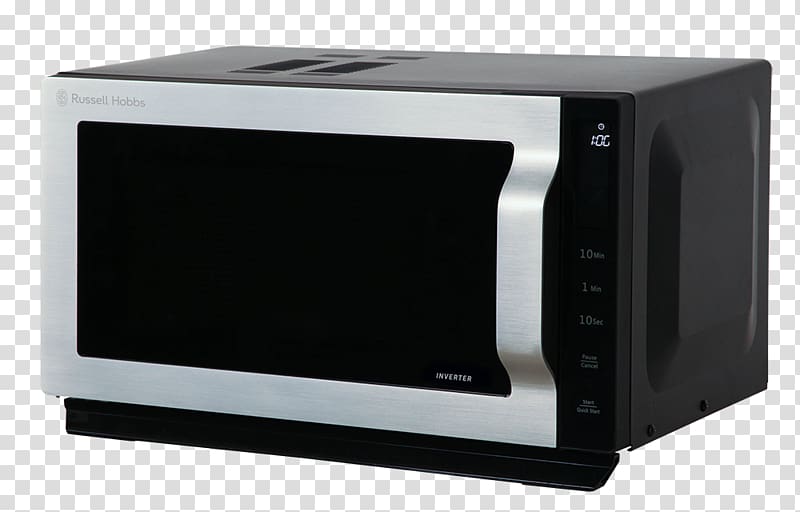 Microwave Ovens Russell Hobbs RHFM2363B 23L Flat Plate Digital Microwave Oven Black Toaster, Russell Hobbs transparent background PNG clipart