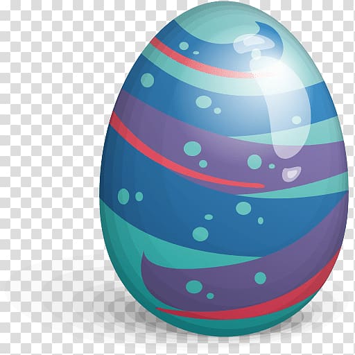 multicolored egg illustration, Easter Egg Blue Purple transparent background PNG clipart