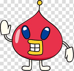 red alien cartoon character , Akaspetchi transparent background PNG clipart