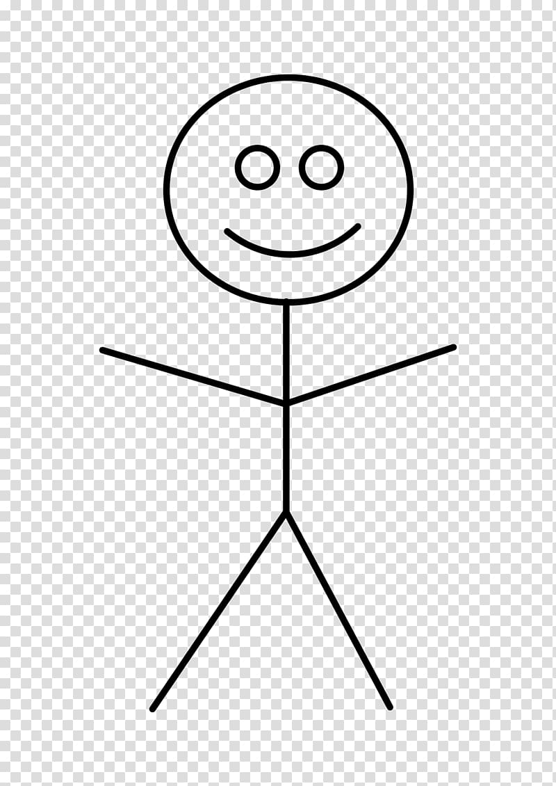 Stick Man Stick figure , Happy Stick Man transparent background PNG clipart