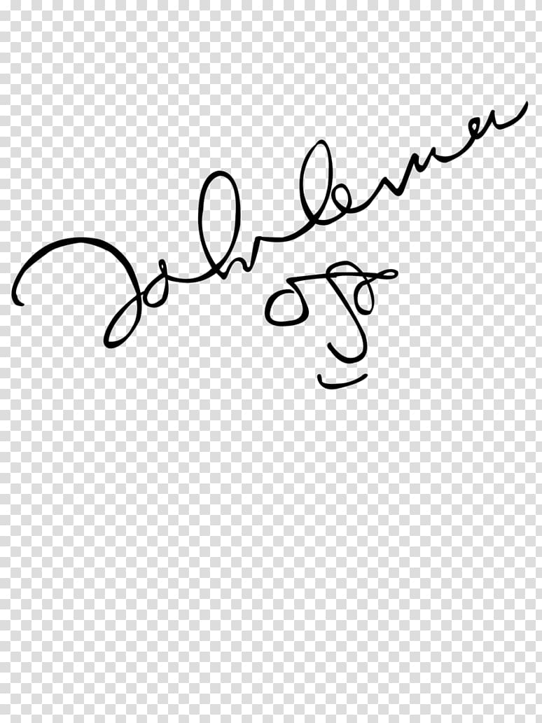 Autograph John Lennon Signature Box Musician Celebrity, Signature transparent background PNG clipart