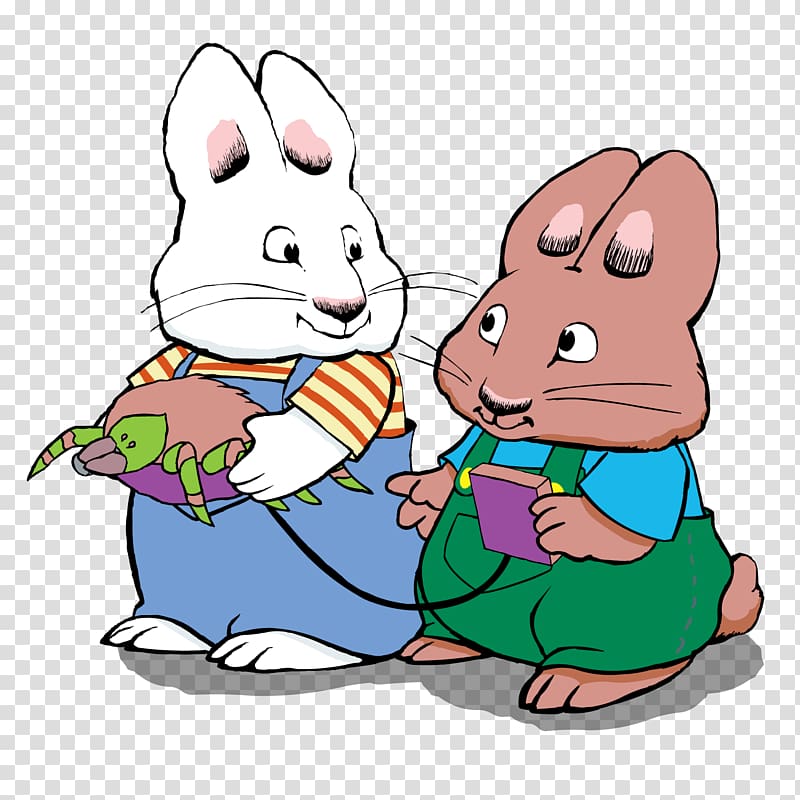 Max Bunny Character Animated cartoon, ruby transparent background PNG clipart