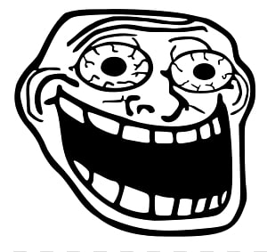 Download Crying Troll Face Funny Meme Wallpaper