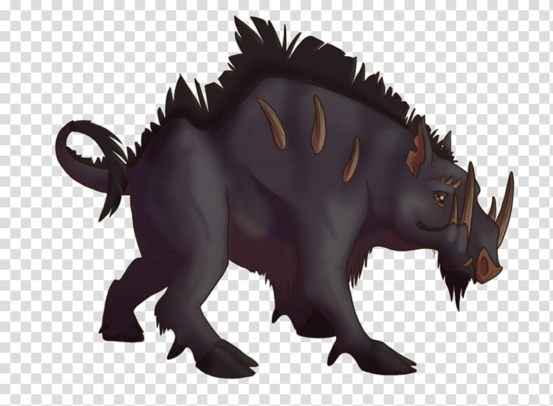 Drawing Painting Art Mammal Animal, boar transparent background PNG clipart