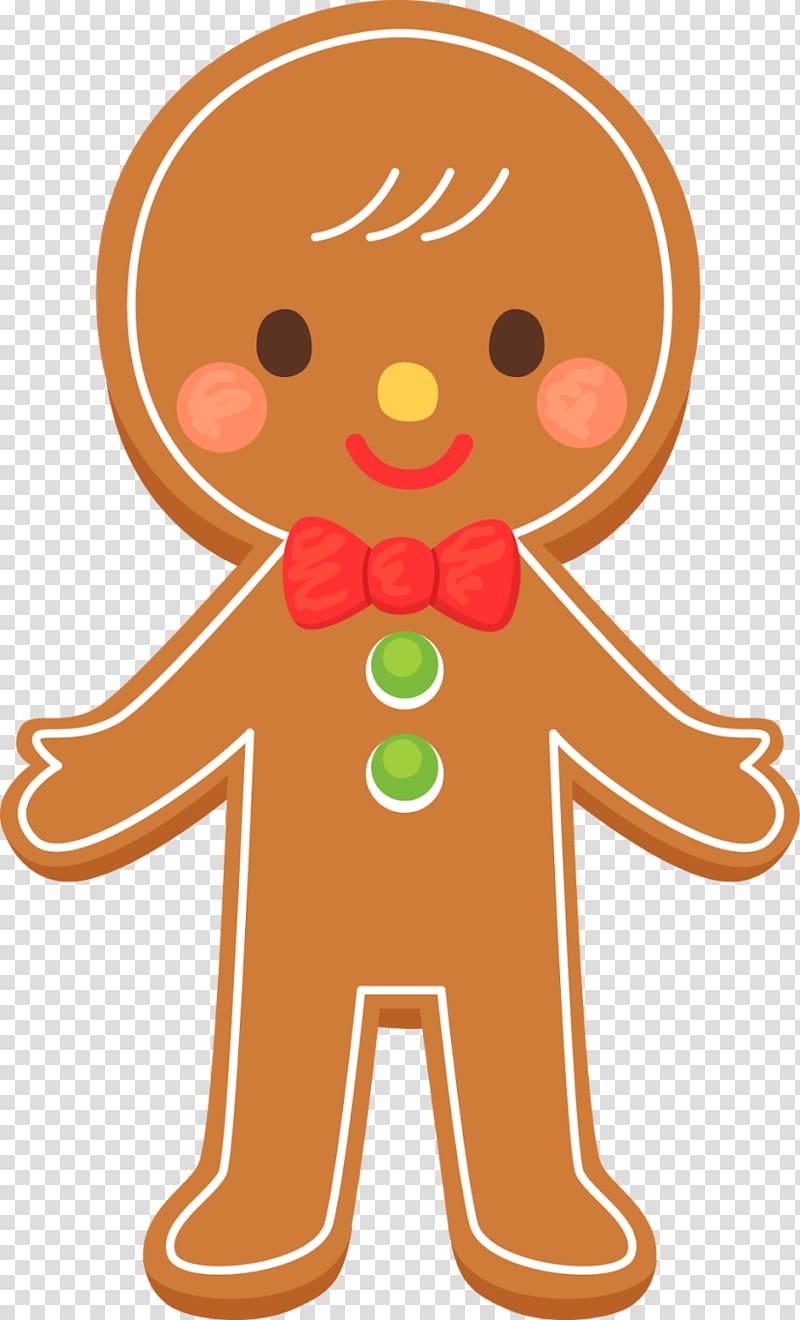 The Gingerbread Man Biscuit , Cute Beer transparent background PNG clipart