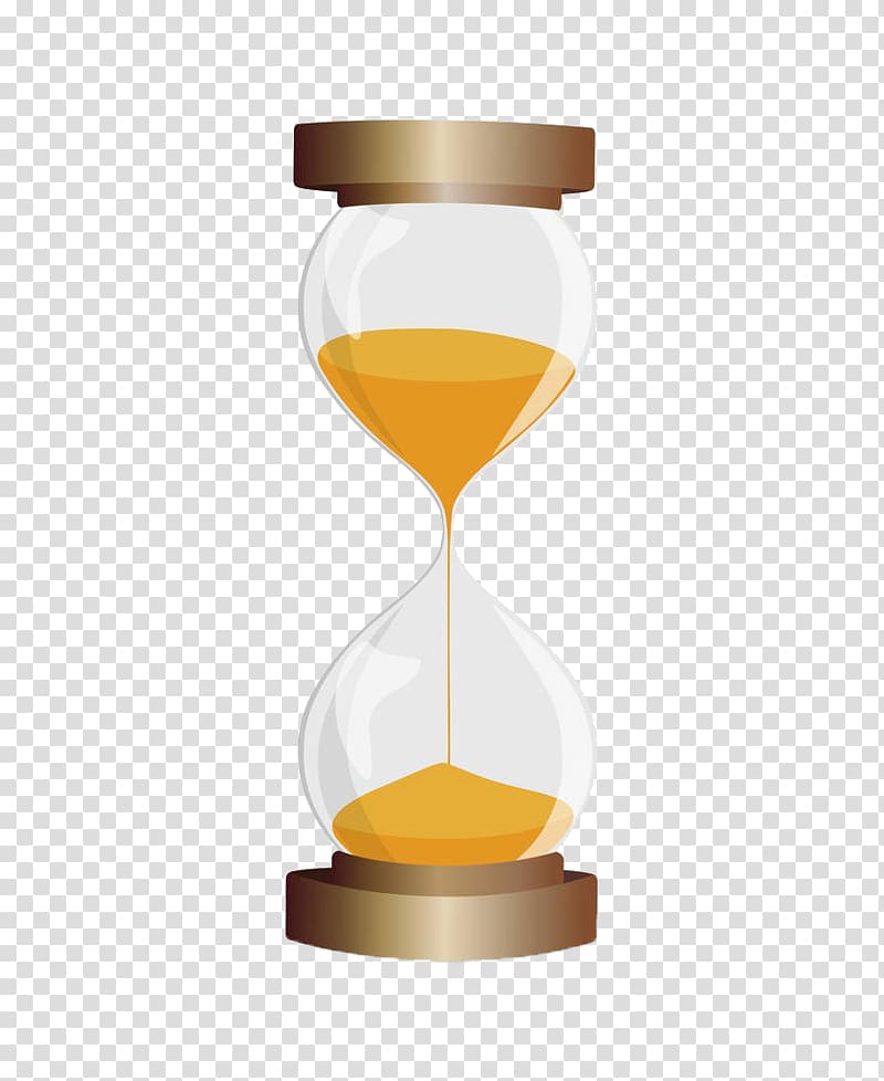 Hourglass Fond blanc Illustration, Hand-painted hourglass transparent background PNG clipart