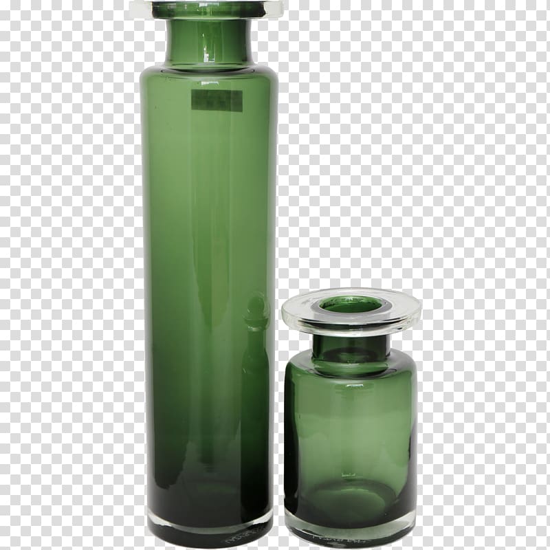 Glass bottle Cylinder Perfume, jade vase transparent background PNG clipart