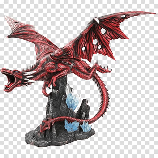 Dragon Figurine Statue Sculpture, fiery dragon transparent background PNG clipart