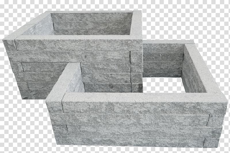 Raised-bed gardening Dimension stone Granite Architectural engineering, Stone transparent background PNG clipart