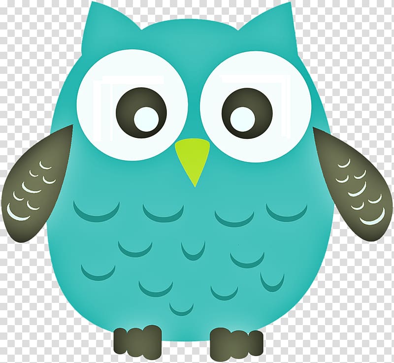 green and white owl illustration, Little Owl Sky Blue , owls transparent background PNG clipart