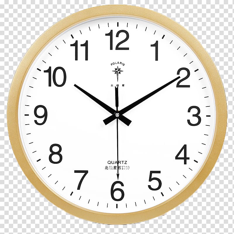 Quartz clock Table Alarm clock Radio clock, Fashion simple clock transparent background PNG clipart