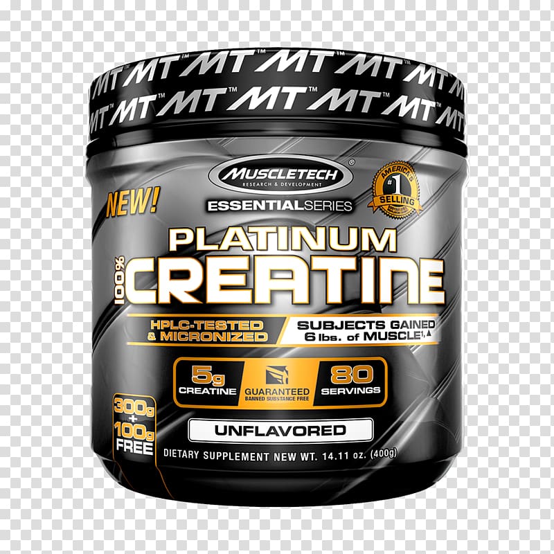 Dietary supplement Creatine MuscleTech Brand, technology material transparent background PNG clipart