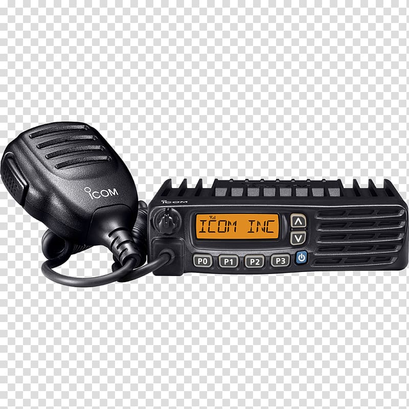 Two-way radio Icom Incorporated Mobile radio Ultra high frequency, radio transparent background PNG clipart