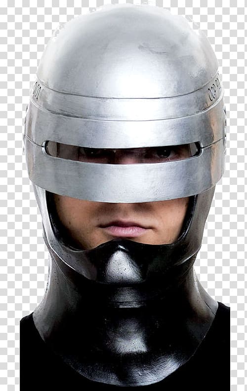 RoboCop Motorcycle Helmets Mask Halloween costume, robocop transparent background PNG clipart