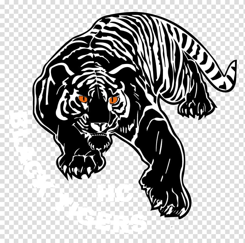 black tigers illustration, Tattoo , Tribal Tattoos transparent background PNG clipart