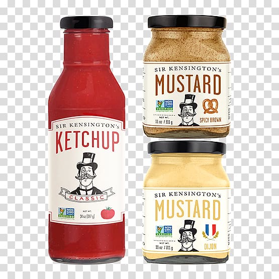 Mustard Sauce Sir Kensington’s Spice, Mustard KETCHUP transparent background PNG clipart