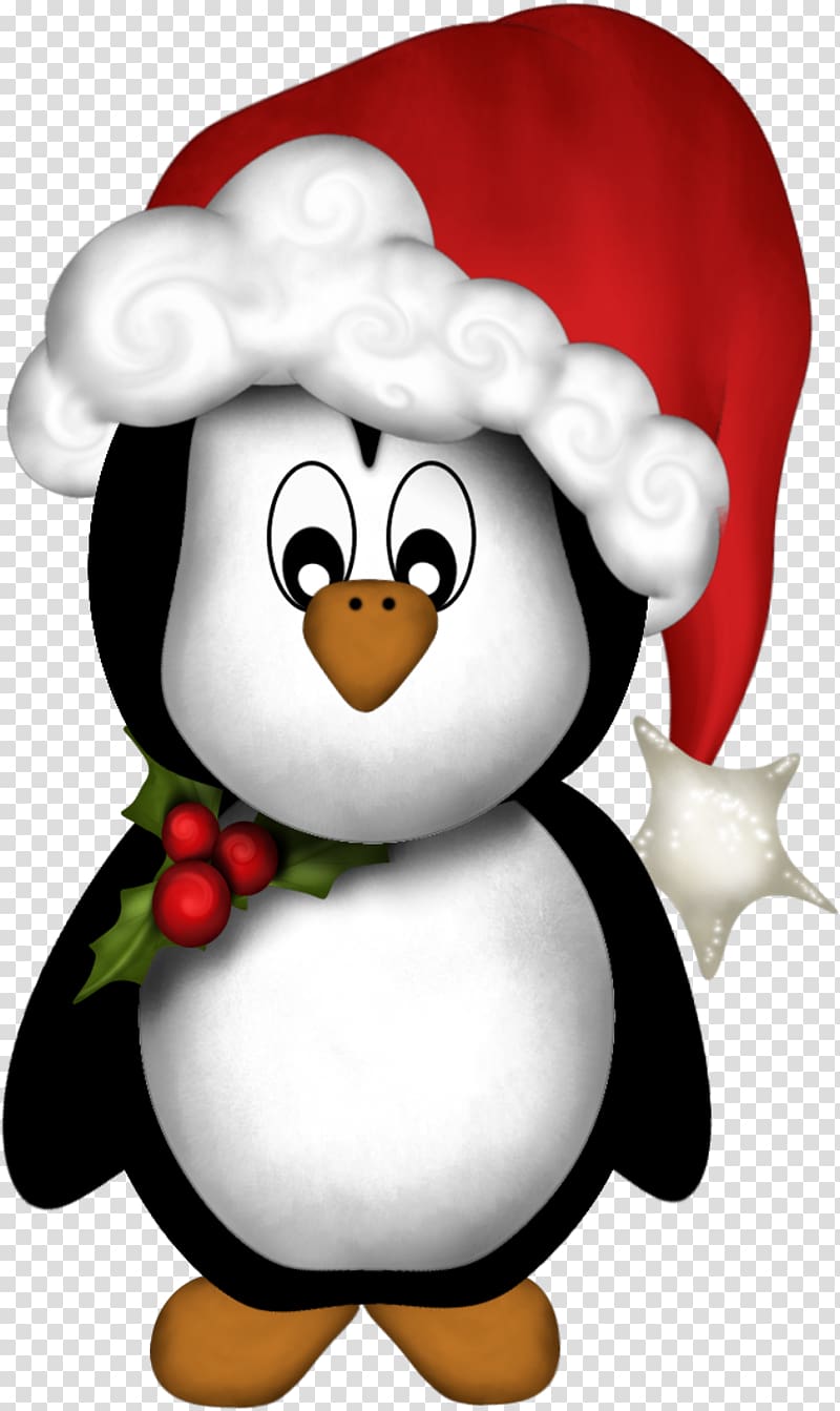 christmas penguins clipart