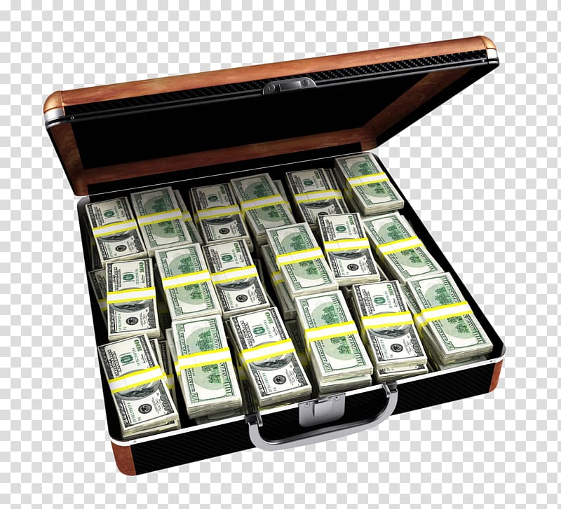 case of U.S. dollar banknotes, Data United States Dollar, Case Full Of Dollar transparent background PNG clipart