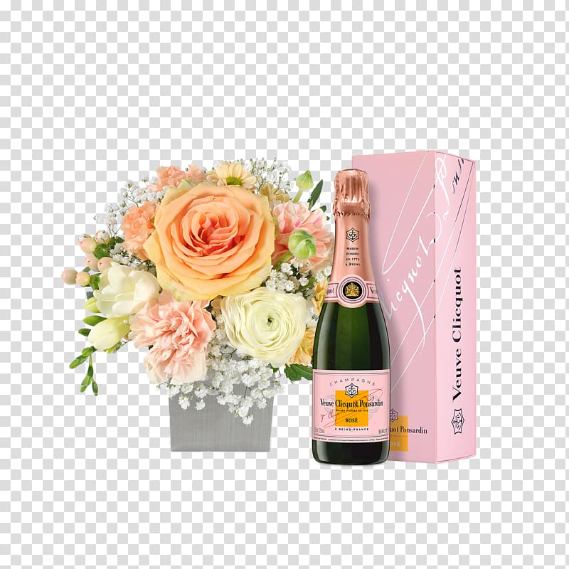 Champagne Floral design Cut flowers Wine, champagne transparent background PNG clipart