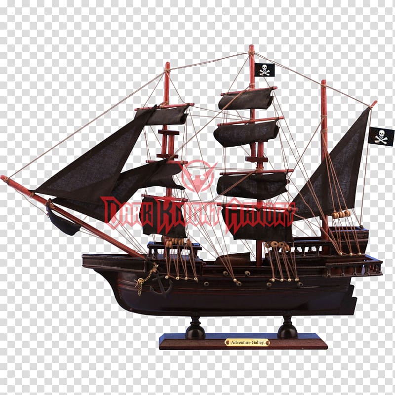 Fancy Piracy Ship model Queen Anne\'s Revenge, ship Captain transparent background PNG clipart