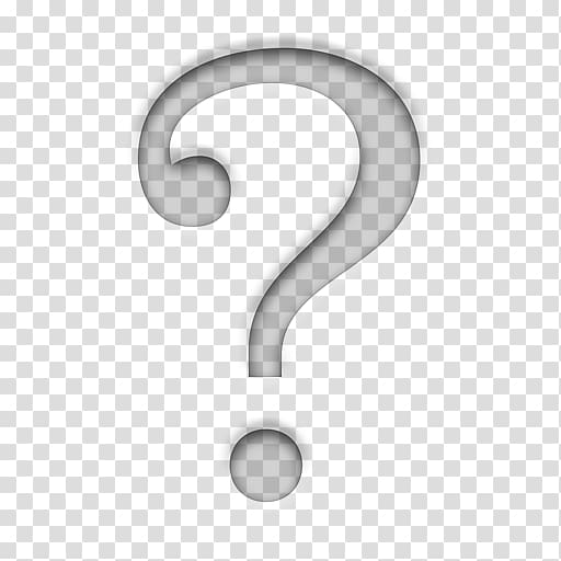 Hackintosh macOS Question mark Computer Software, hollow question mark transparent background PNG clipart