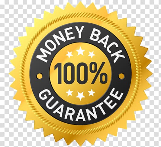 Money back guarantee Logo Póliza de crédito Product, best seller transparent background PNG clipart