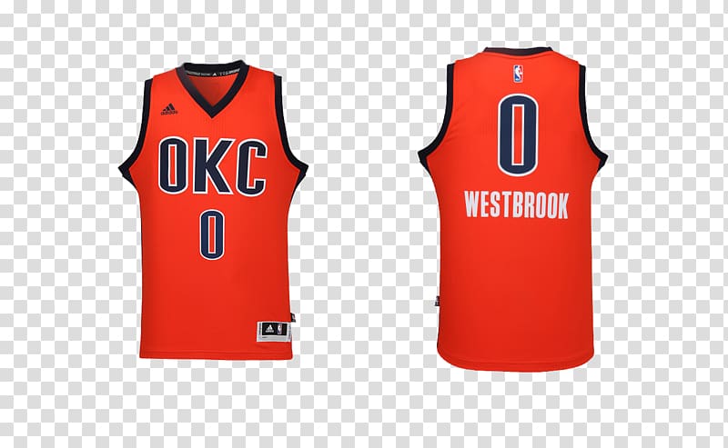 Adidas NBA Men's Oklahoma City Thunder Winter Westbrook Swingman Jersey Shirt