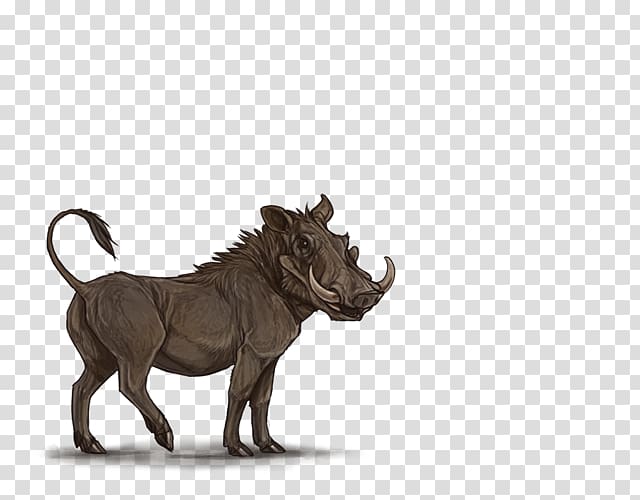 Common warthog Lion Pig Hyena Mane, warthoghd transparent background PNG clipart
