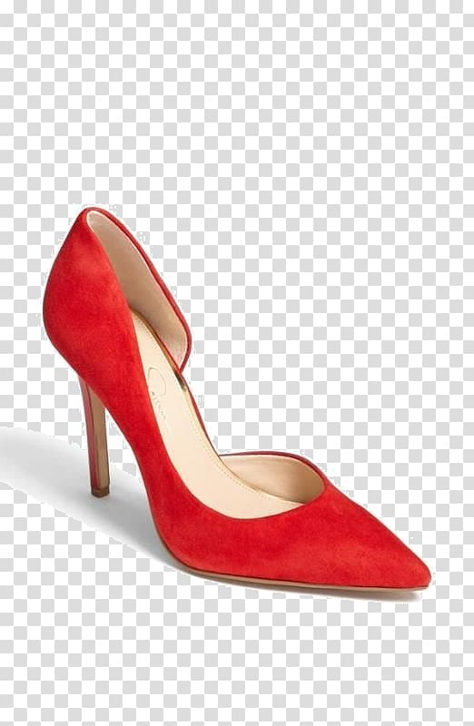 Court shoe High-heeled footwear Boot Dress, Ms. red high heels transparent background PNG clipart