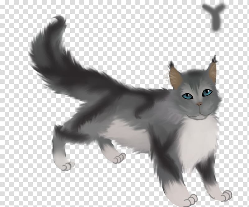 Nebelung Norwegian Forest cat American Wirehair Ragamuffin cat Aegean cat, paint smudge transparent background PNG clipart