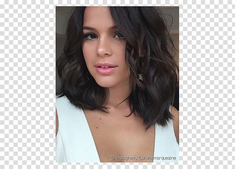 Bruna Marquezine Hairstyle Fashion Wig, hair transparent background PNG clipart