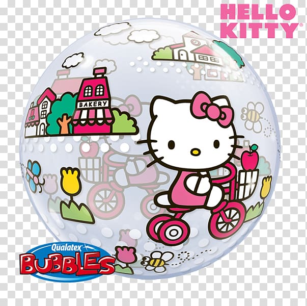 Hello Kitty Balloon Birthday Bubble Party, Menu De Pizzas Dominos transparent background PNG clipart