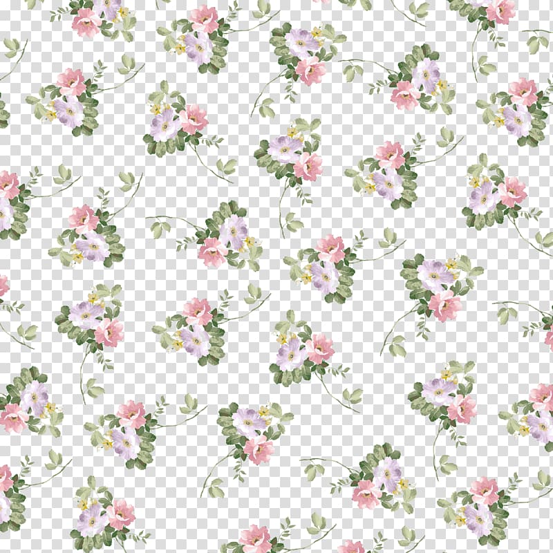 pink petaled flowers , Flower Pattern, Fashion flowers floral background transparent background PNG clipart