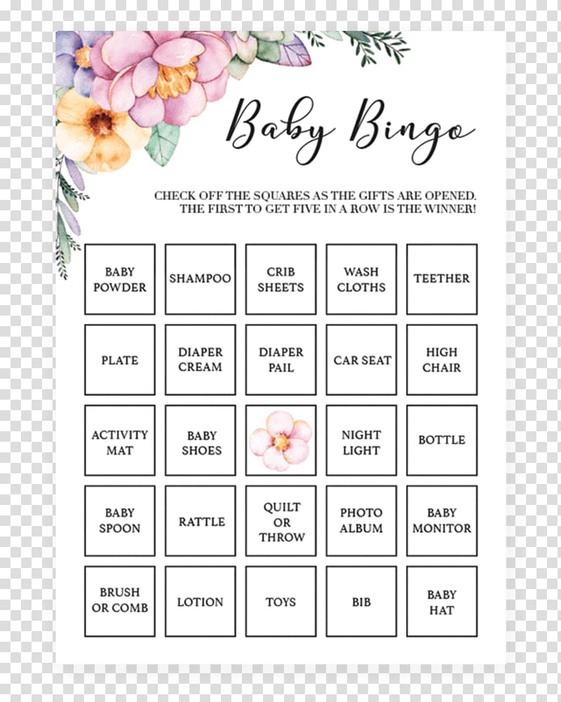 Oriental Trading Company Baby Shower Word Scramble Game Scrabble Bingo, shower transparent background PNG clipart
