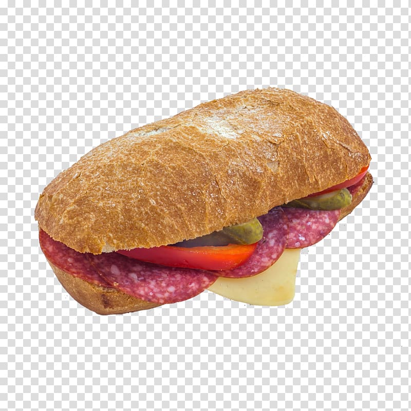 Bun Breakfast sandwich Ham and cheese sandwich Cheeseburger Muffuletta, bun transparent background PNG clipart