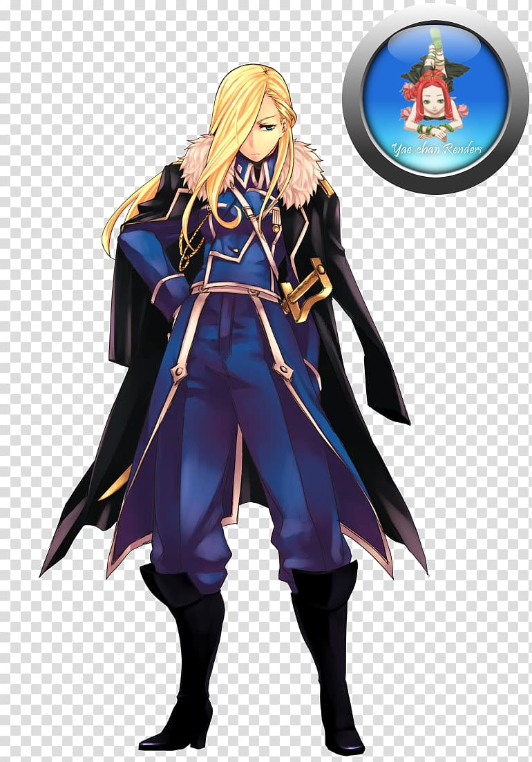 Olivier Mira Armstrong Roy Mustang Fullmetal Alchemist Anime Character, Anime transparent background PNG clipart