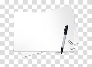 Standard Paper size Pen Correction tape Watercolor painting, pen transparent background PNG clipart thumbnail