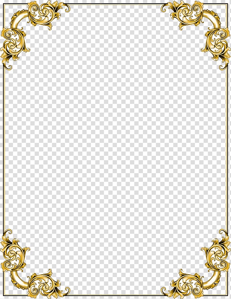 Gold Frames And Borders Flowers - Infoupdate.org