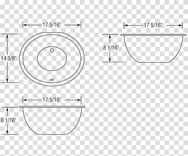 Paper Drawing Product design Circle Angle, top view furniture kitchen sink transparent background PNG clipart