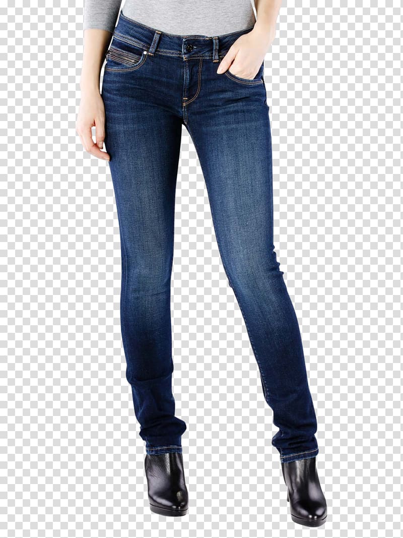 Jeans Denim Slim-fit pants Capri pants, ladies jeans transparent background PNG clipart