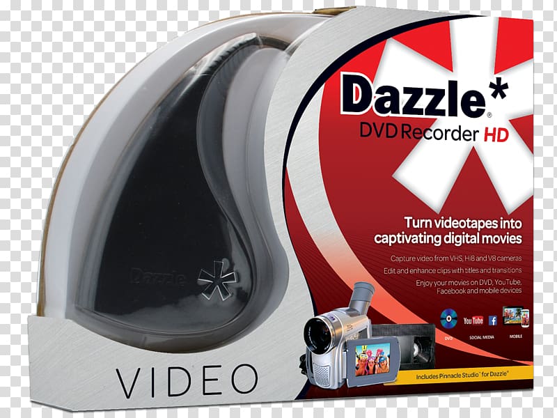 VHS Video capture Dazzle DVD Recorder HD Pinnacle Systems, Device Driver transparent background PNG clipart