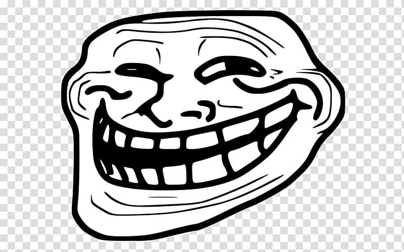 Rage comic Trollface Internet troll Portable Network Graphics , frustrated troll face transparent background PNG clipart