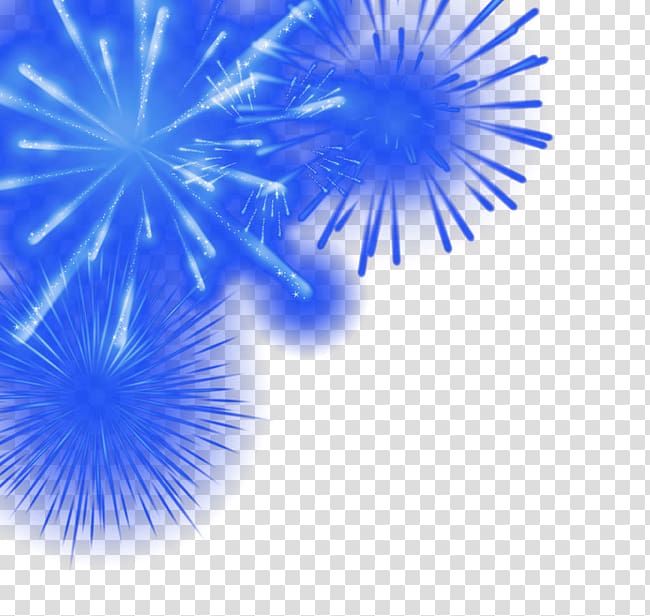 Adobe Fireworks Blue, Fireworks transparent background PNG clipart