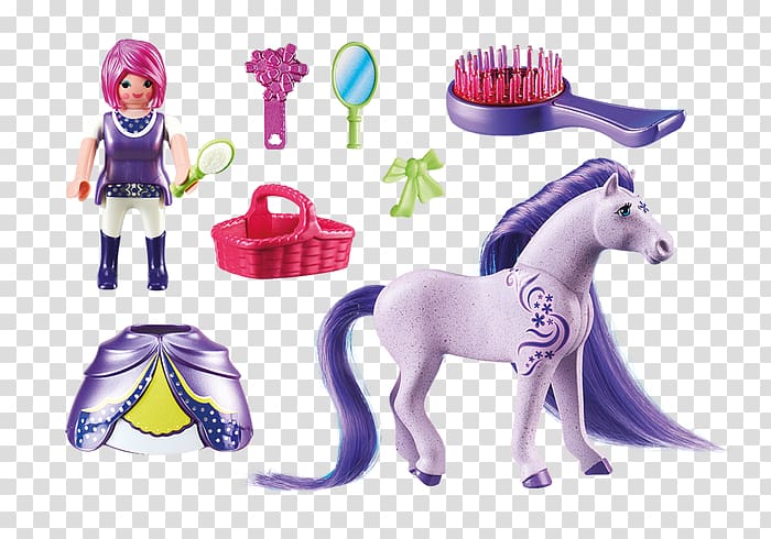 Pony Horse Playmobil Princess Luna, Princess kids transparent background PNG clipart