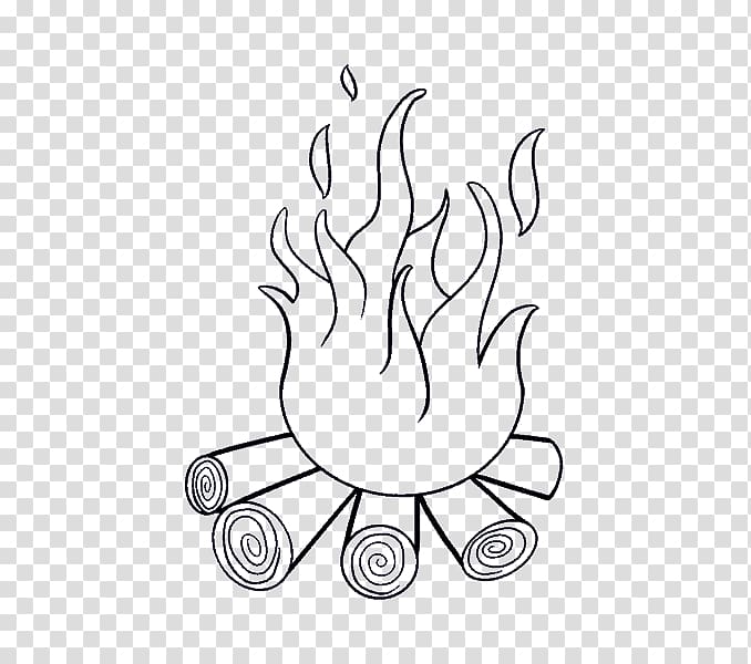 Drawing Fire Painting Sketch, fire transparent background PNG clipart