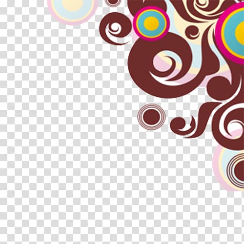 Circle, Swirling brown circles background transparent background PNG clipart