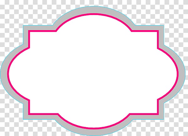 white, pink, and gray border, Borders and Frames Shape Decorative arts , Decorative Frames transparent background PNG clipart