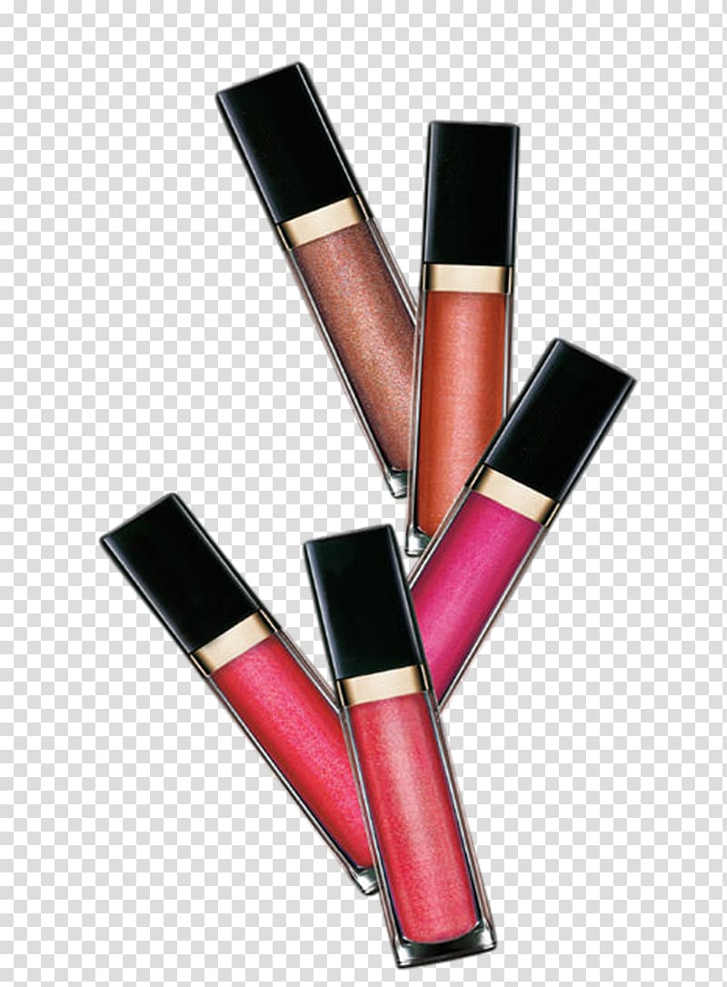 several makeup bottles, Cosmetics Lipstick, Lipstick Lipstick transparent background PNG clipart