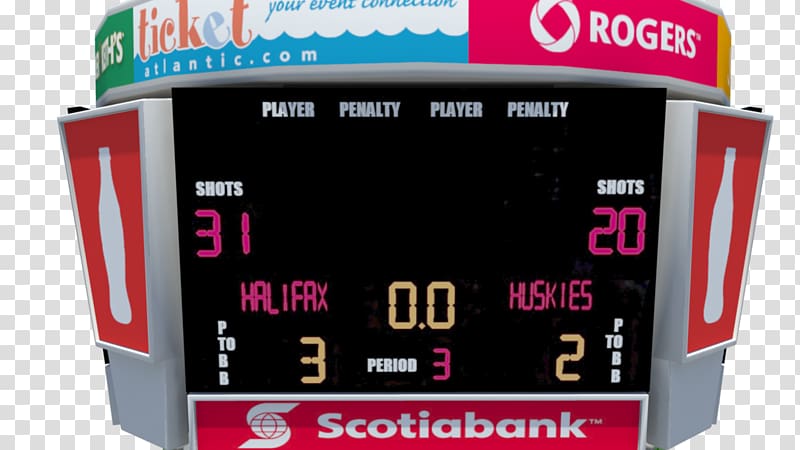 Scotiabank Centre Brand Email Display device, scoreboard transparent background PNG clipart