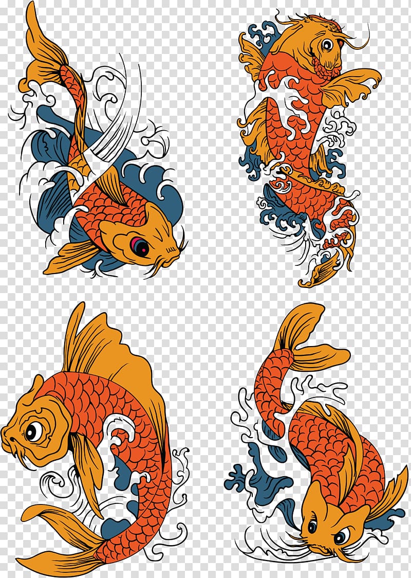 Fish Cartoon , Fish material Free transparent background PNG clipart